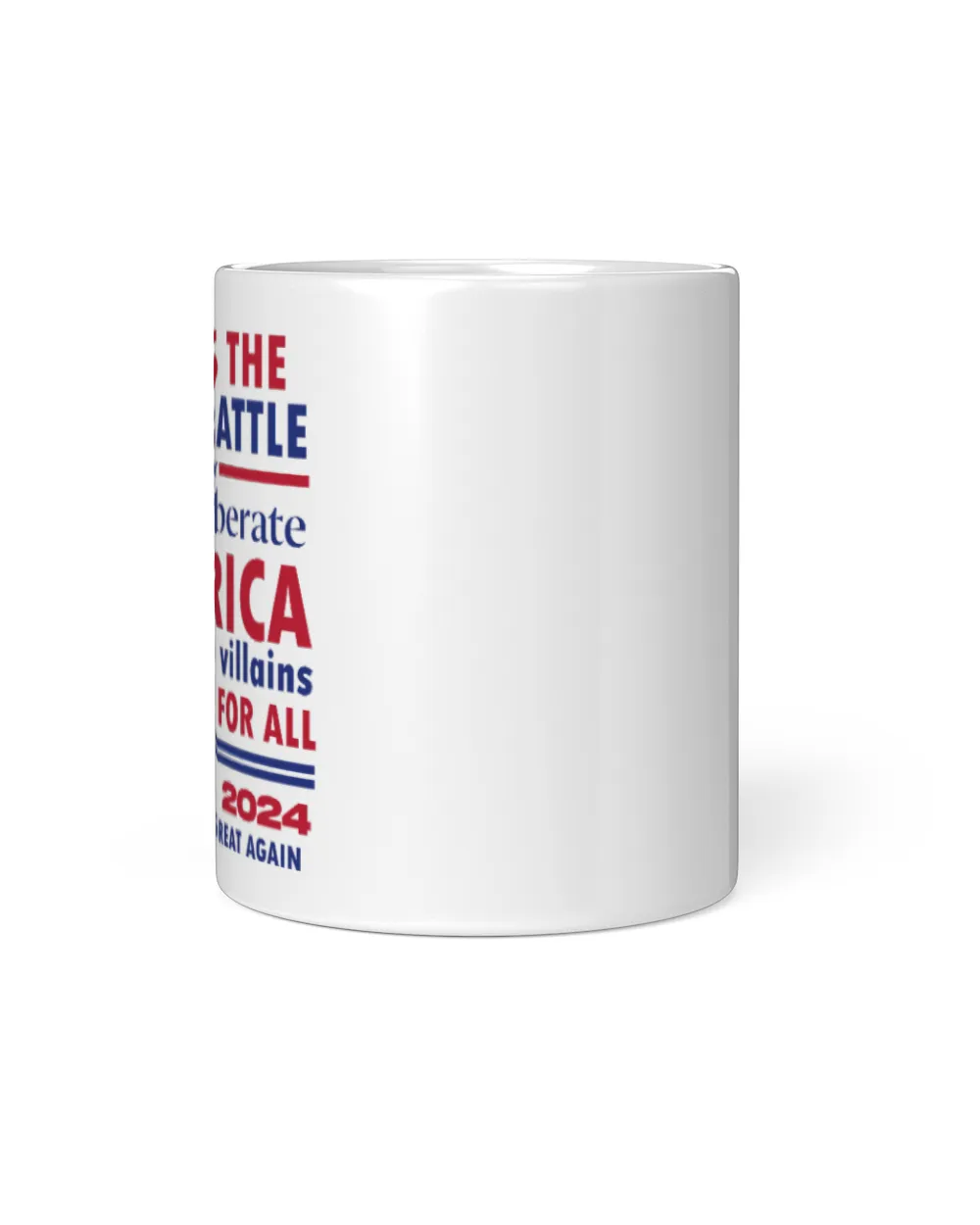 This is the final Battle-01 White Mug white 11oz