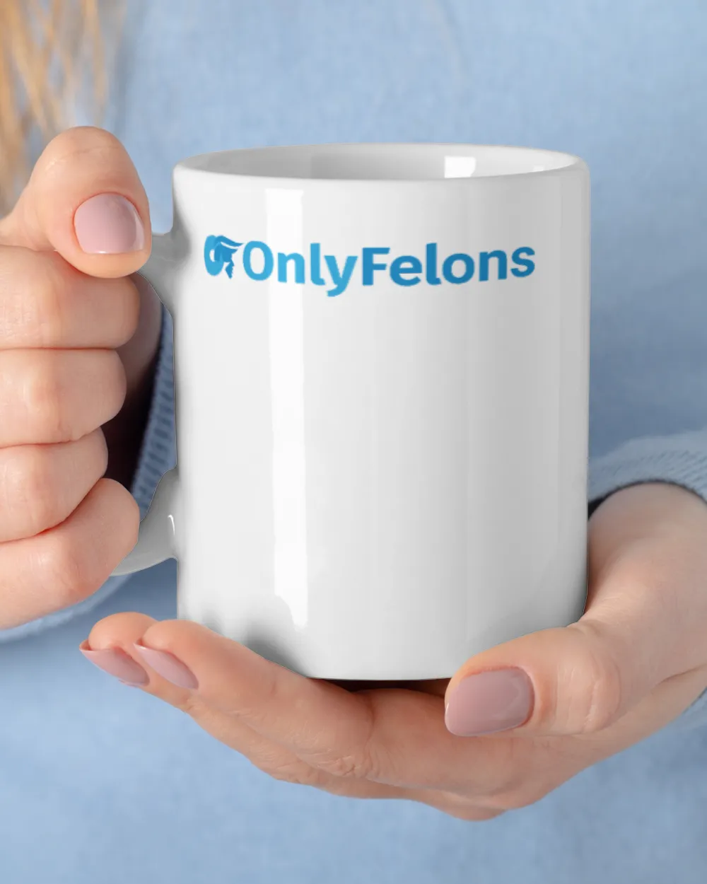 Only Felons White Mug white 11oz