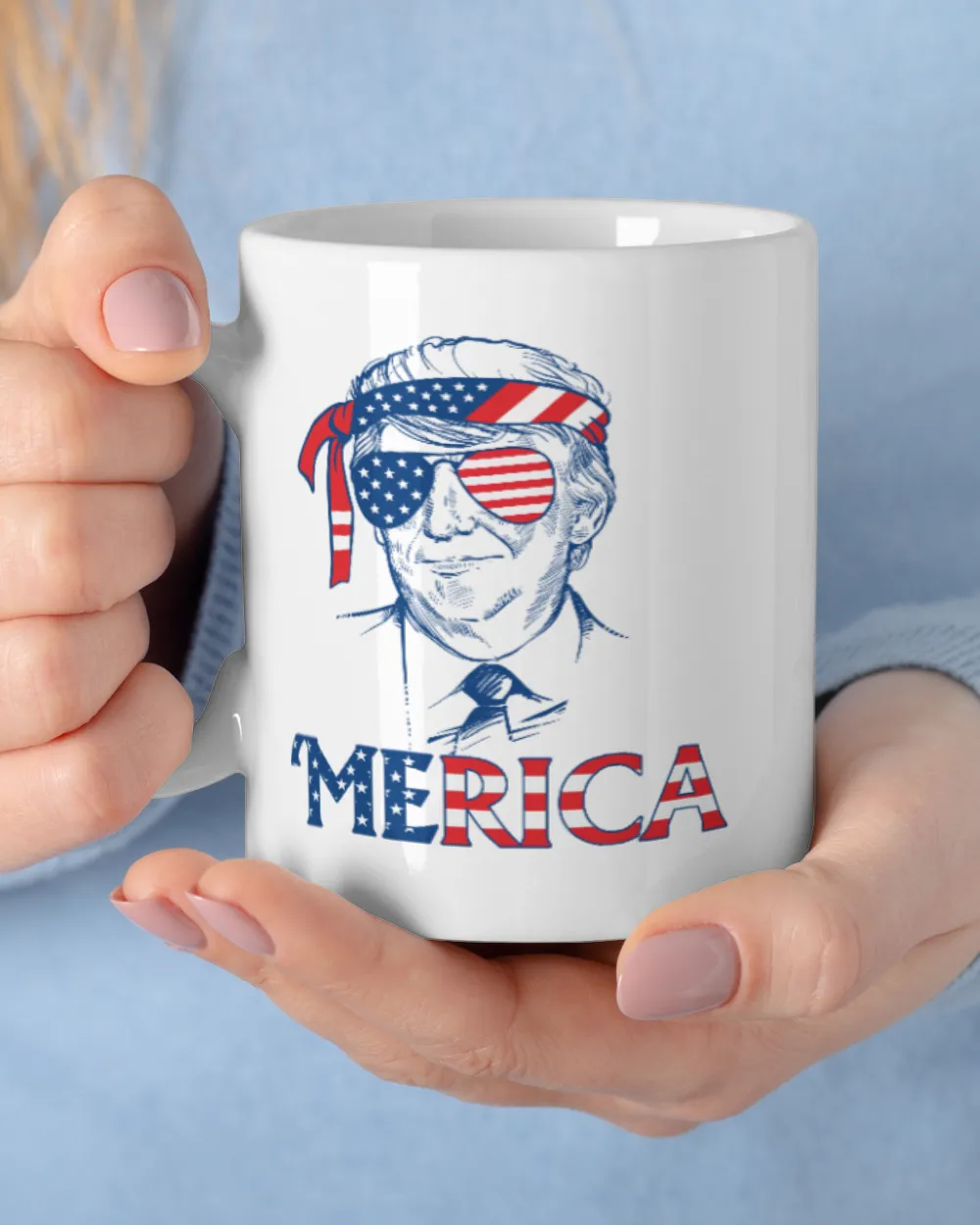 Trump merica White Mug white 11oz