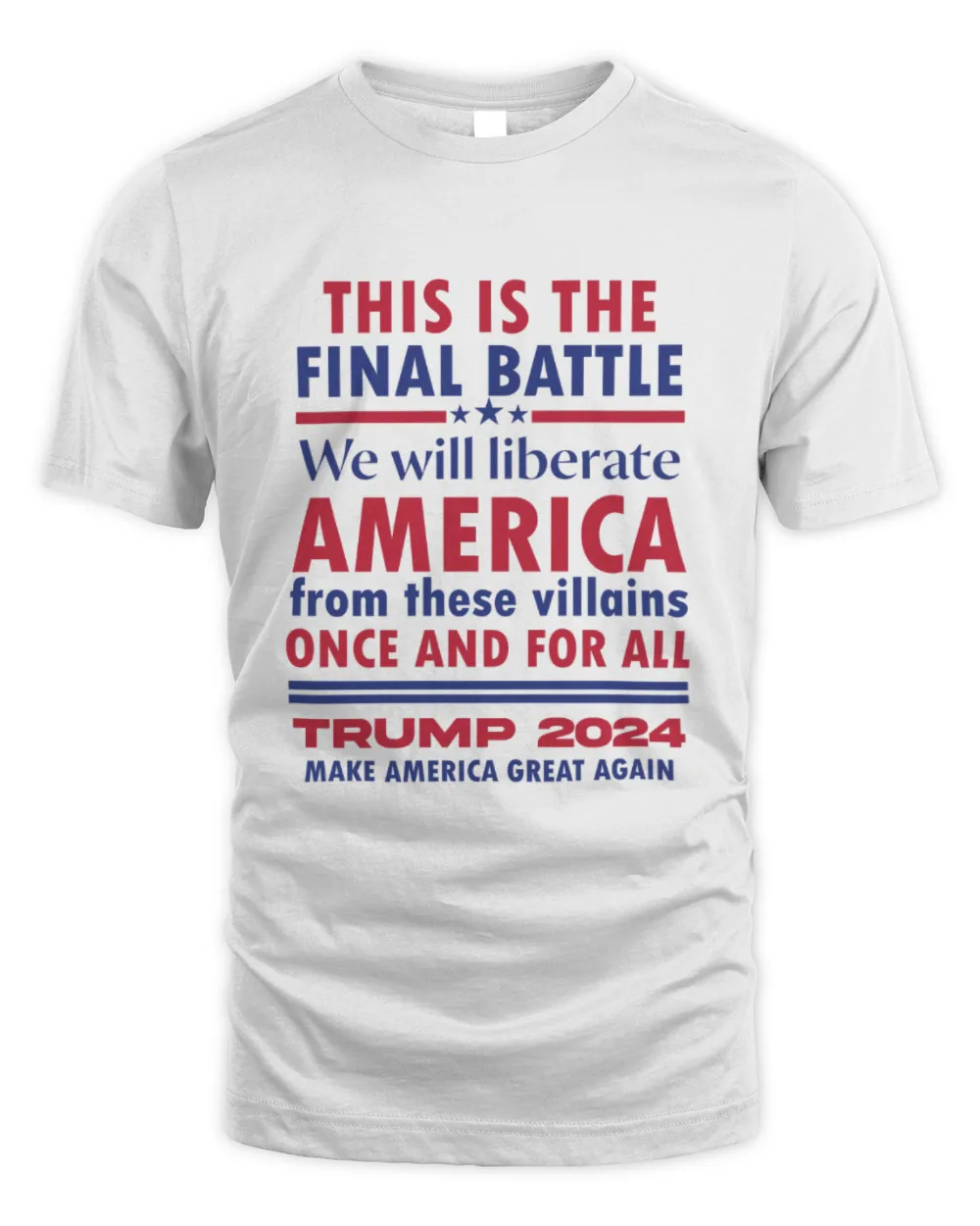 This is the final Battle-01 Unisex Standard T-Shirt white s