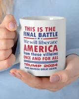 This is the final Battle-01 White Mug white 11oz