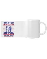 Wanted By America White Mug white 11oz