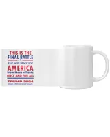 This is the final Battle-01 White Mug white 11oz